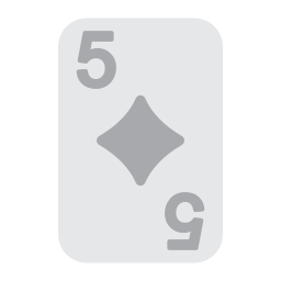 Five of diamonds icon