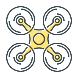 inteligentny dron ikona