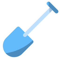Snow shovel icon