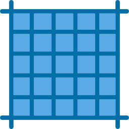 układ kwadratowy ikona