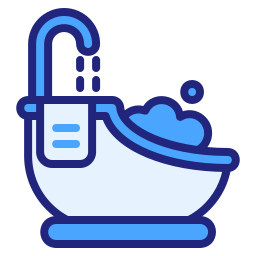 bañera icono