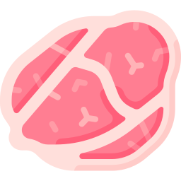 Muscle cross section healthy icon