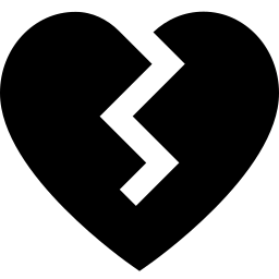 fissure cardiaque Icône