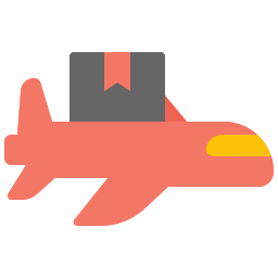 flete aéreo icono