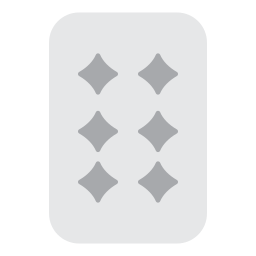 Six of diamonds icon