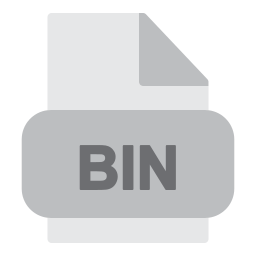 fichier bin Icône