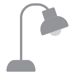 Desk lamp icon