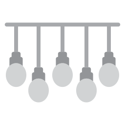 Ceiling lamp icon