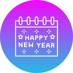happy new year icon