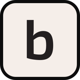 Letter B icon