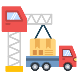 consegna logistica icona