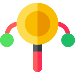 Rattle drum icon