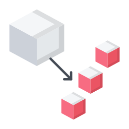 decentralizzato icona