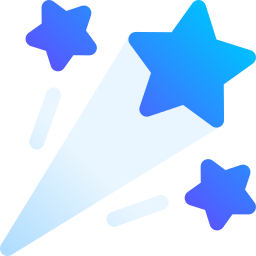 Shooting star icon