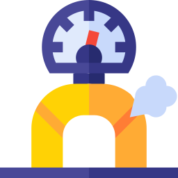 Gas pipe icon