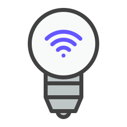 inteligentna lampa ikona