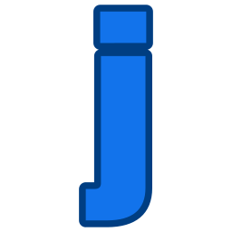 Letter j icon