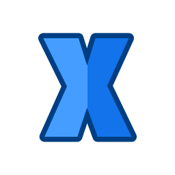 Letter x icon