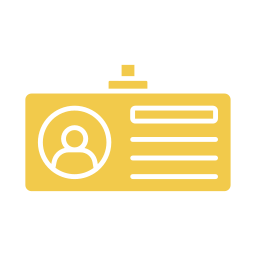 carte d'identité Icône