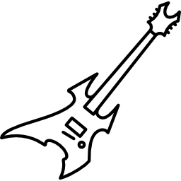 guitarra eléctrica icono