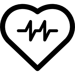 battito cardiaco icona