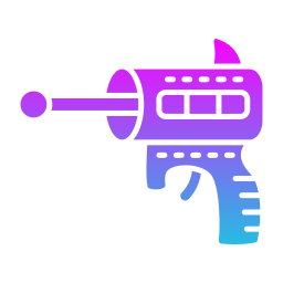 Space gun icon