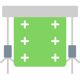 Pantalla verde icono