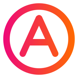 Letter A icon