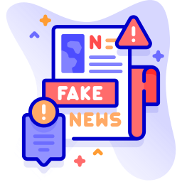 Fake news icon