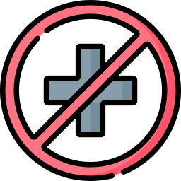 의료 보험 없음 icon