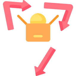 Downcycling icon