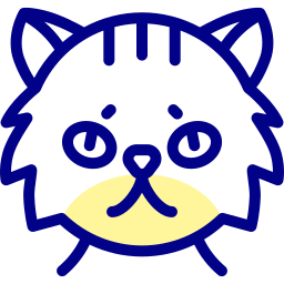 gato persa icono