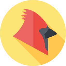 Northern cardinal icon
