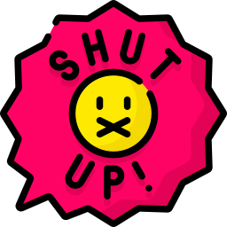 Shut up icon