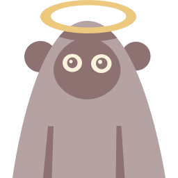 Monkey monster icon