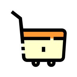 Trolley cart icon