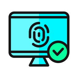 Fingerprint identification icon