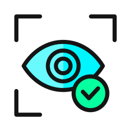 Retinal scanner icon
