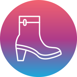 Female boots icon