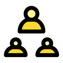 discussion de groupe Icône