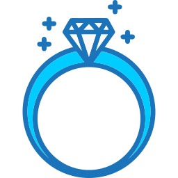 Diamond ring icon