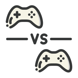 speler versus speler icoon