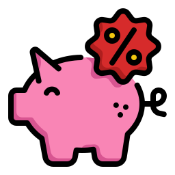 Piggy bank icon