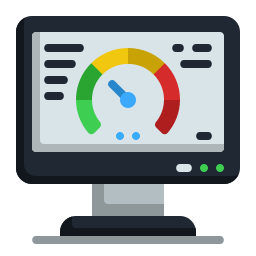 prueba de velocidad icono