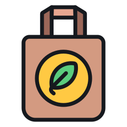 Eco bag icon