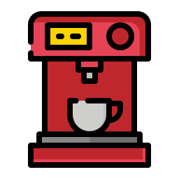 Coffee machine icon