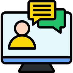 Online meeting icon