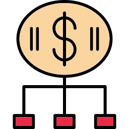 dólar icono