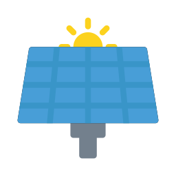 panel solar icono