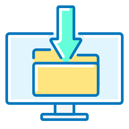 dossier de téléchargements Icône